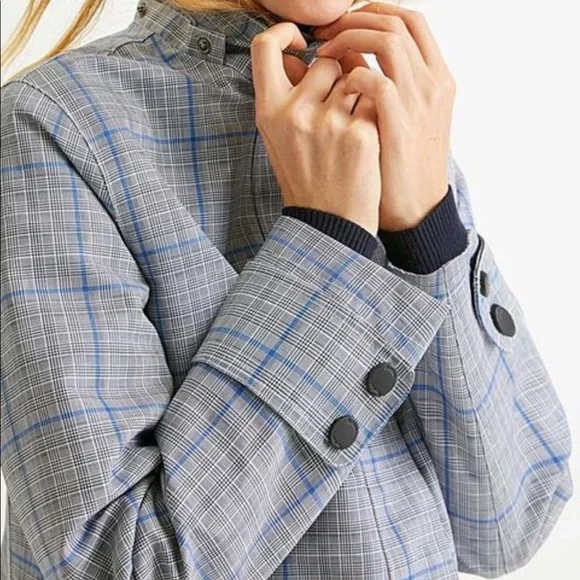 Boden Gray Check Suki Rain Coat - Picture 4 of 13